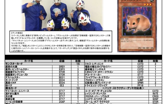 【長野店】遊戯王デッキレシピ